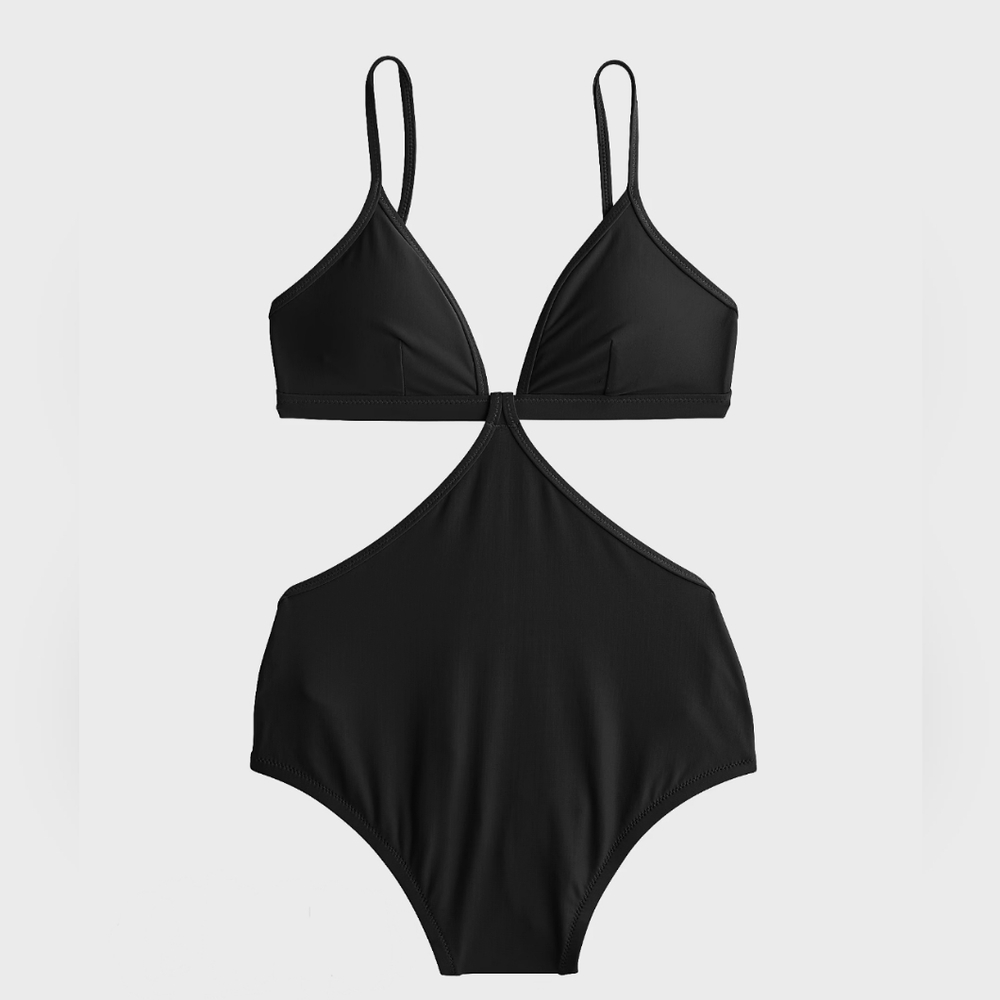 J. Crew once piece black swimsuit